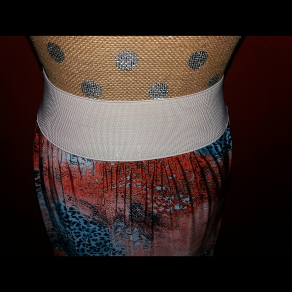 Magic Multi Printed Tiered Maxi Skirt - Picture 3 of 5